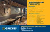 Greggs New Sites Wanted